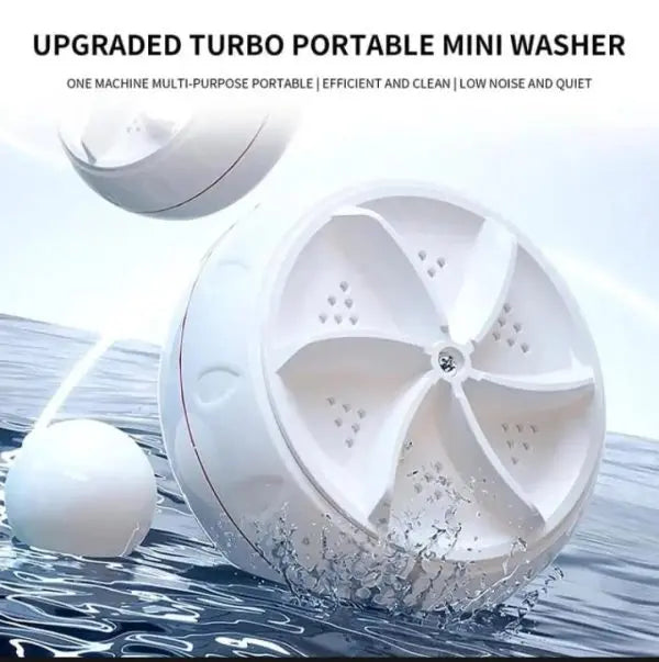 Portable Usb Travel Turbine Washing Machine
