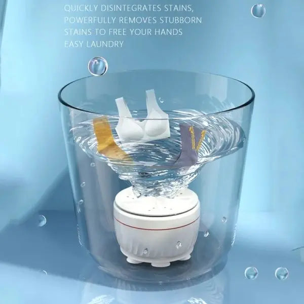 Portable Usb Travel Turbine Washing Machine